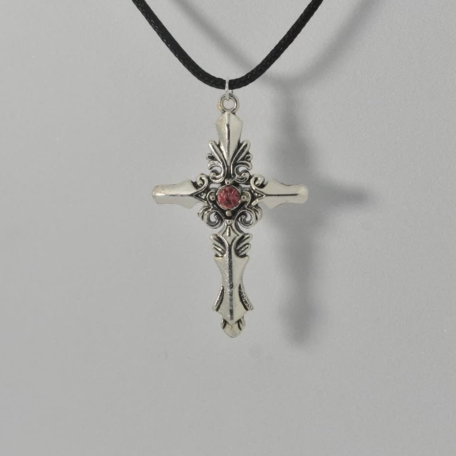 Pink Gem Cross