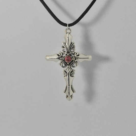 Pink Gem Cross