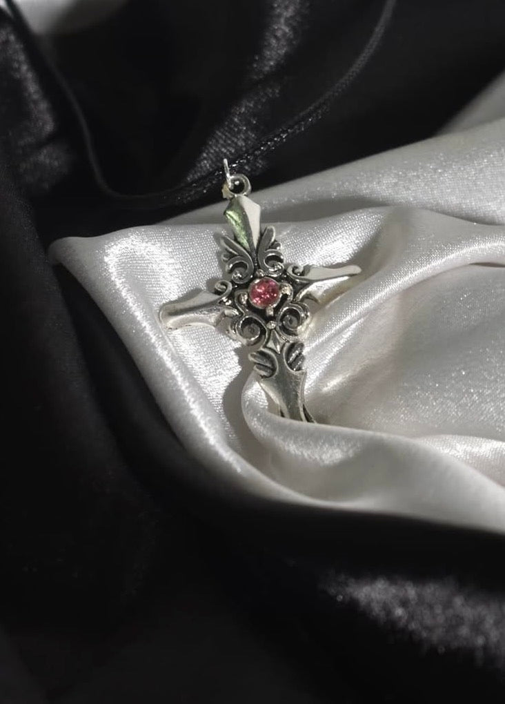 Pink Gem Cross