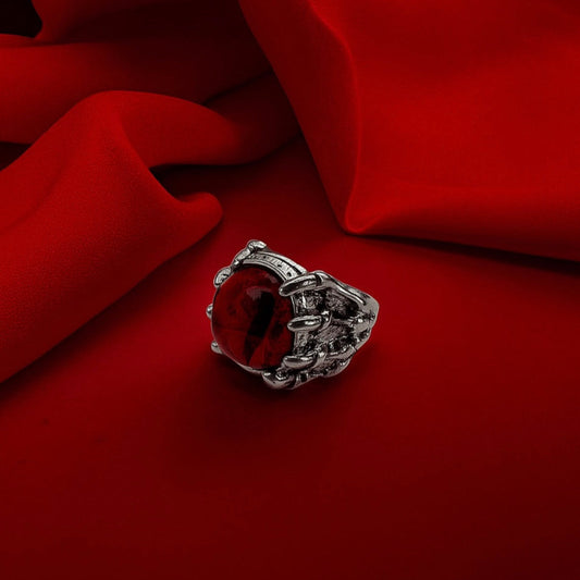 Red-Eyed Gothic Ring